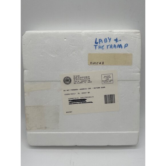 Walt Disney Lady And The Tramp Moonlight Romance Limited Edition CollectorS Plat - Picture 2 of 5